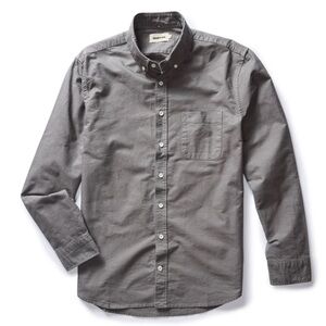 Taylor Stitch Button-Up Shirt in Smoke Oxford Gray